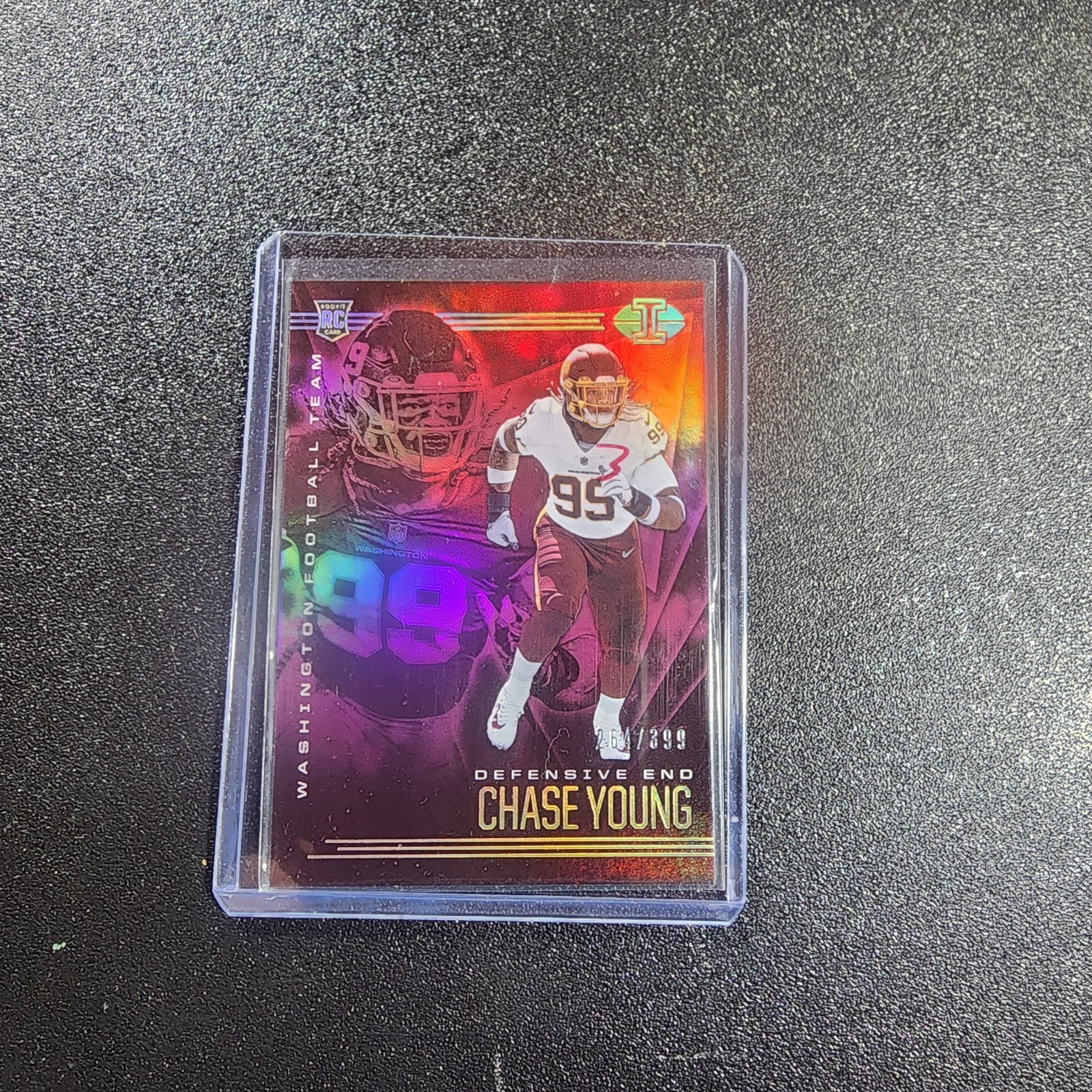 2020 Panini Illusions - Chase Young #25 Trophy Collection Pink /399 (RC)