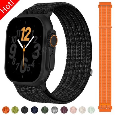 Für Apple Watch Ultra 3 2 42-49mm Series 11 10 9 8 7 6 5 SE Nylon Sport Armband