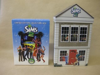 Los Sims 2 Edición Limitada Caja Coleccionistas Casa de Hojalata e Inserto Sin Juegos