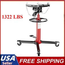 1322 Lbs 2 Stage Hydraulic Transmission Jack W 360swivel Wheels Lift Hoist 1322 Lbs 2 Stage Hydraulic Transmission Jack W 360swivel Wheels Lift Hoist