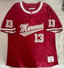 Headgear Classics Maroons Jeter #13 Baseball Jersey Red/White XL