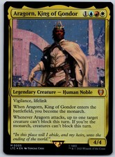 Aragorn, King of Gondor [Extended Art] #85 Prices | Magic Lord of the Rings  Commander | Magic Cards