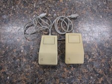 Lot of 2 Vintage Apple Desktop Bus Mouse G5431 - Works - IB20