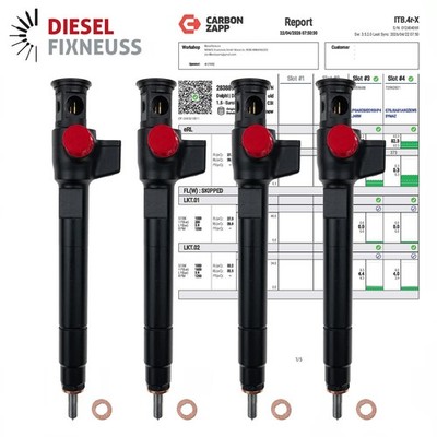 4x Einspritzdüse Citroen Peugeot Ford 2.0 HDi 9674984080 28388960 28319895