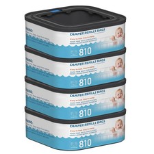 Jumbo Square Refills Disposal Bags Refill with Diaper Genie Classic, Compact ...