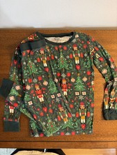 Little Sleepies Holiday Holiday Pajama Set Green Christmas Sz 4 Lunalux Bamboo