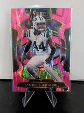 2025 Panini Select #77 Jamien Sherwood Pink Prizm Shock