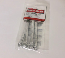 New Craftsman Small Sae Combination Wrench Set 532-14 12pt 6pt 4pc New Craftsman Small Sae Combination Wrench Set 532-14 12pt 6pt 4pc
