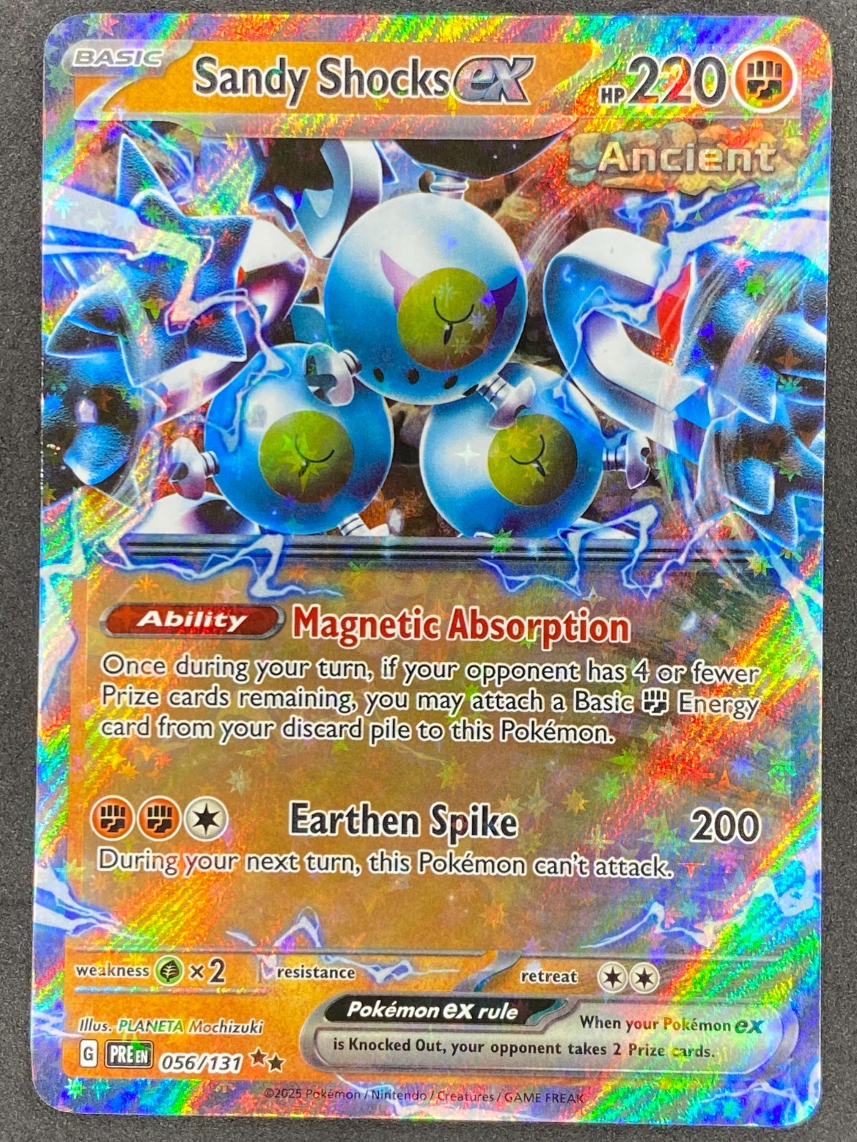 Pokémon Sandy Shocks ex 056/131 PRE Prismatic Evolutions NM