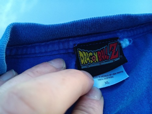 Vintage RARE 2001 Dragon Ball Z T-Shirt Vegeta Trunks Super Saiyan Gr. XL - Bild 6 von 8