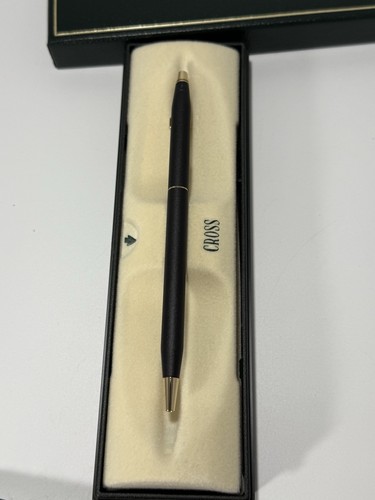 CROSS Classic century 23K Gold plating Black Ballpoint Pen Original Box - Picture 4 of 7