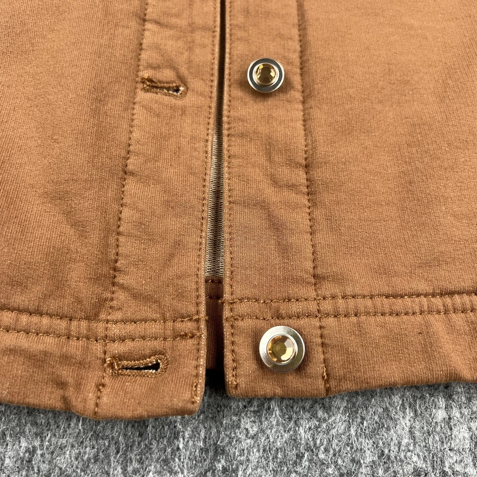 Quacker Factory DreamJeannes Jacket Womens Large 14 Brown Studded Rhinestone - Image 3 of 4