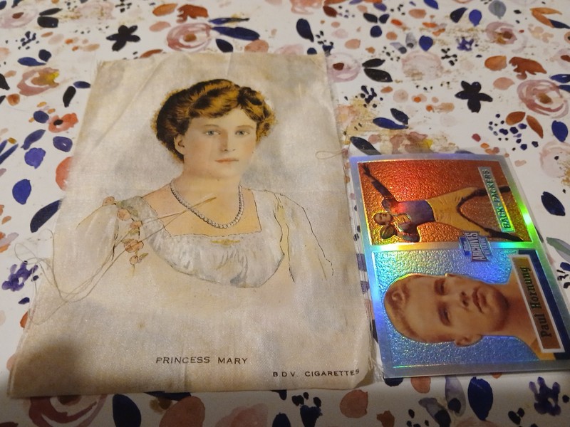 Super GIANT 1910s Princess Mary SILK BVD Tobacco Card Very Scarce!