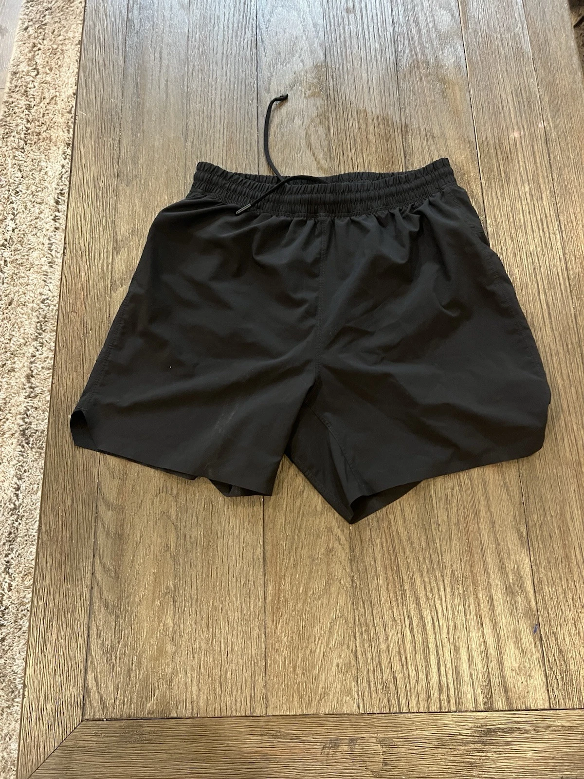 Mens All In Motion Lined Running Shorts Black Small