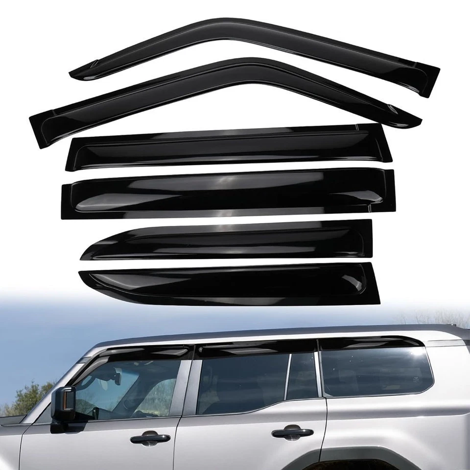 Para Toyota Land Cruiser 2024-2025 Ventana Visera Ventilación Pantallas Protectores de Lluvia */L Foto 3 de 4