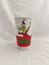 DR. SEUSS THE GRINCH WHO STOLE CHRISTMAS CERAMIC COFFEE TRAVEL TUMBLER RETIRED