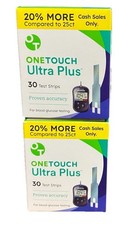 OneTouch Ultra **più strisce reattive ~ numero 60 ~ scadenza 30/06/27 ~ $ 18,88 ~ spedizione gratuita