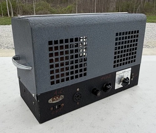 VTG Art Deco 6L6 Tube Amplifier w/ Cage - Elkin Stromberg Carlson RCA MASCO