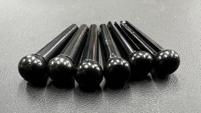 Bridge Pin Set Black  33mm 6pcs
