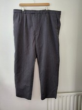 English Grey Morning Trousers Striped 44 Short Black SavileRow London Ascot Suit