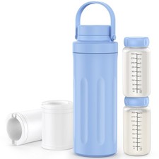   22oz Breast Milk Cooler Bottle for Outdoor, Breastmilk Cooler with 360  Tota...