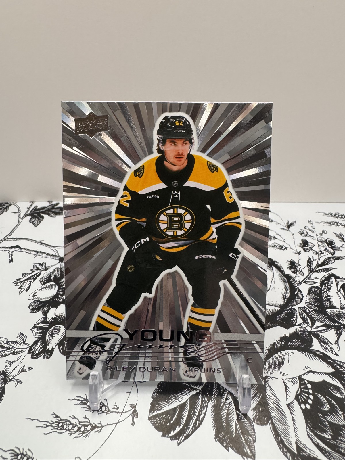 2025-26 Upper Deck Series 1 - Young Guns Riley Duran #211 Outburst (RC)
