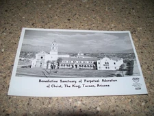 1940s BENEDICTINE SANCTUARY of PERPETUAL ADORATION, TUCSON, AZ. RPPC POSTCARD