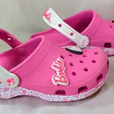 Crocs Barbie Classic Clog Electric Pink Women's 6 / Men's 4 "See Notes"