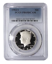 1984 -S Kennedy Proof Half Dollar DCAM PCGS PR69