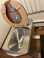 Incinolet Incinerating Toilet Model Care Free Stainless Steel W/Pack Of Liners.
