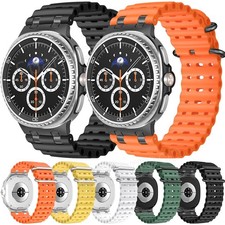 Ocean Silicone Band Strap for Samsung Galaxy Watch 8 40mm 44mm / 8 Classic 46mm