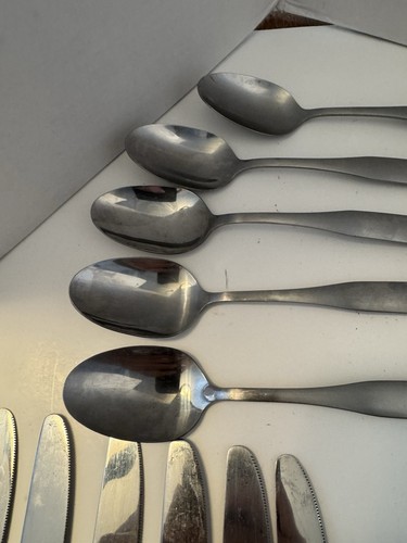 hampton silversmiths flatware 25 Pieces - Picture 2 of 14