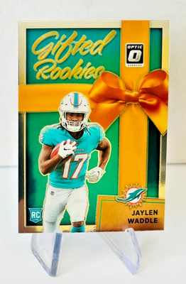 JAYLEN WADDLE 2021 Panini Optic Football #GR-8 RC Gifted Rookies Miami Dolphins