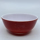 Vintage PYREX 404 Mixing Nesting Bowl Primary Color Red 4 Quart