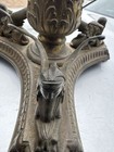 Old ANTIQUE LAMP Renaissance Rococo Revival Winged Sphinx Griffin Empire Baroque — photo 2