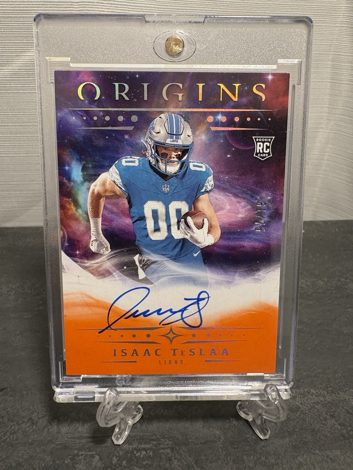 2025 Panini Origins - Isaac Teslaa #RA-ITE Rookie On-Card Auto Orange 61/75