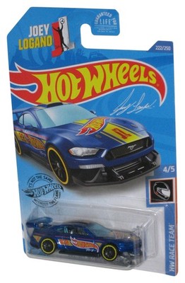 Hot Wheels HW Race Team 4/5 Joey Logano (2017) Blue Custom '18 Ford Mustang GT C