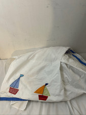 Pottery Barn Kids Nautical Crib skirt 52x28x11