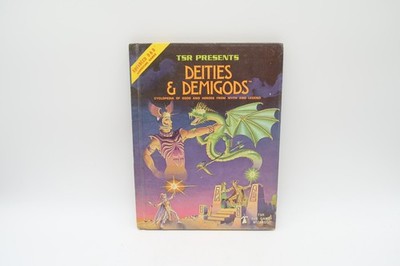 1980 TSR Presents Deities & Demigods Cyclopedia Advanced D&D 2013 0-935696-22-9