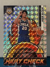 2024-25 Panini Mosaic Basketball Jared McCain Heat Check Rookie #7 76ERS