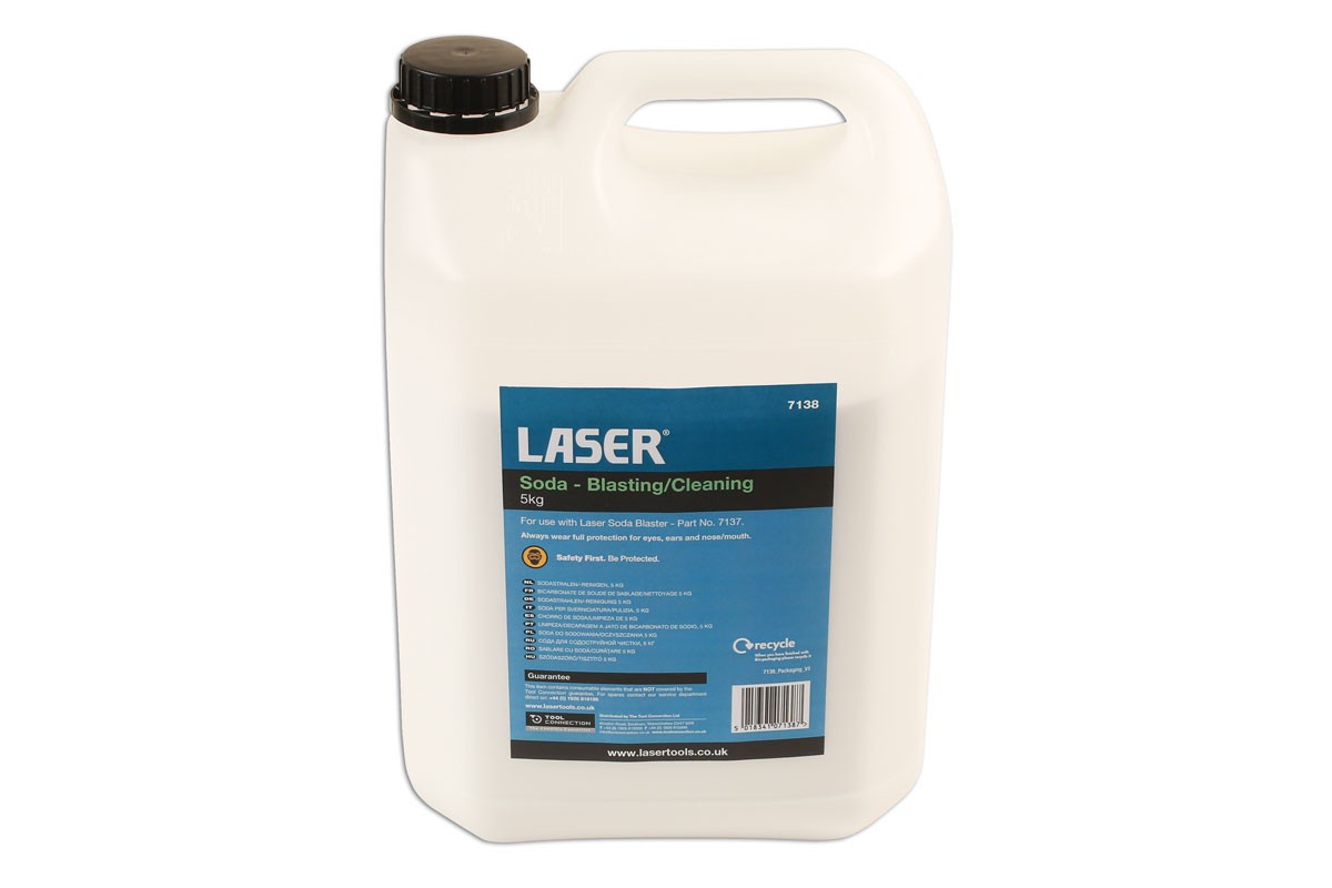 Laser Strumenti Sabbiatura & Pulizia Soda 5kg Coarser Than Altri Sodium 7138