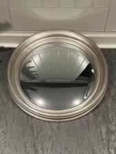 Libra Interiors Round Fen  Convex Mirror - Champagne - Excellent Condition 