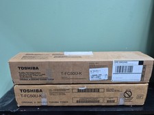 2 Toshiba T-FC50U-K Cartridge Black Factory Sealed OEM Genuine