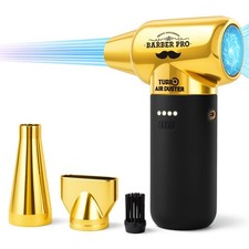 Compressed Air Duster - Electric Duster for Hair Barber, 3 Gear Mini Portable...