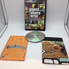 Grand Theft Auto: San Andreas Sony PlayStation 2, 2004 - With Map and Poster