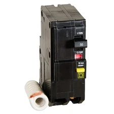 Square D QO 50-amp 2 -Pole GFCI Circuit Breaker QO250GFICP