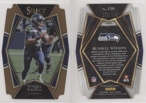 2021 Panini Select Premier Level Copper Prizm Die-Cut /199 Russell Wilson #130