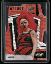 2022 Upper Deck Allure AEW #85 Abadon Orange Slice Die Cut (000056)