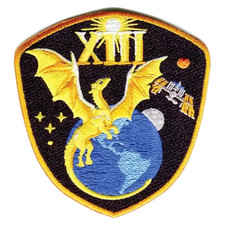 SpaceX-Crew 13 - der offizielle Patch zum 13. bemannten SpaceX Flug (09/2026)