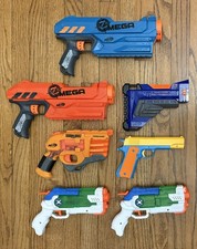 Nerf Toy Dart Blasters Lot of 7 - Z Mega Doomlands Elite